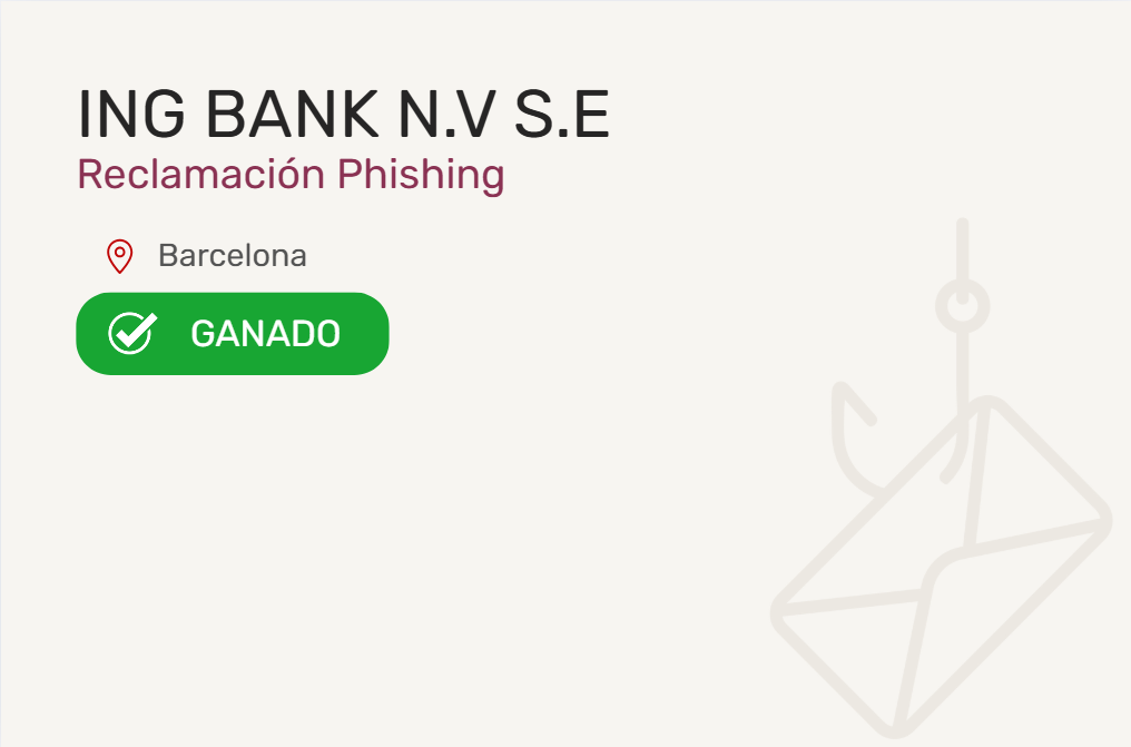 reclamación phishing barcelona